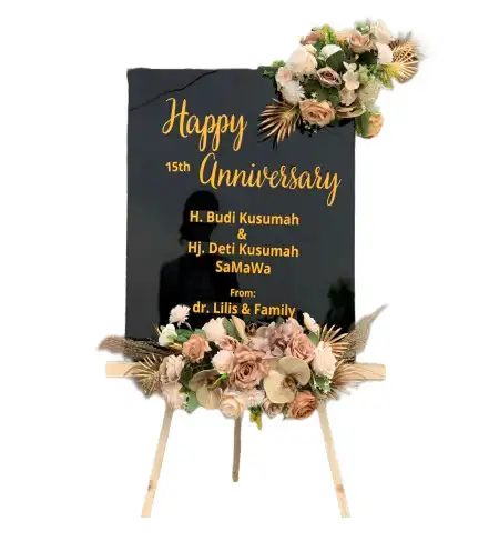 Papan Bunga Akrilik Takoma