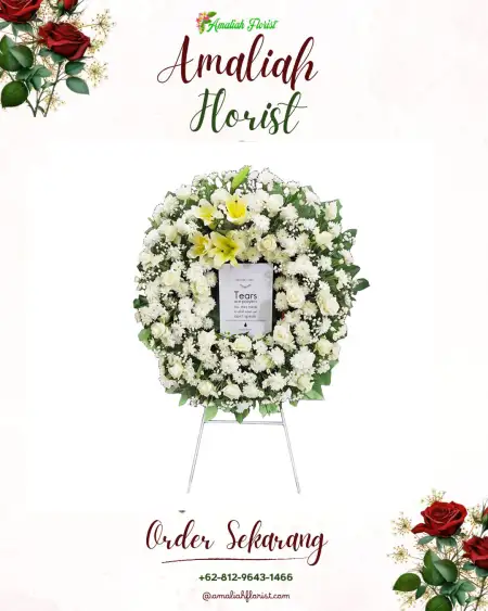 Krans Bunga Duka Takoma